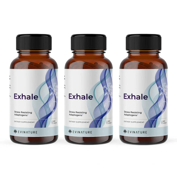 Exhale -  Balance cortisol levels & Enhance healthy stress response | 3 Pack